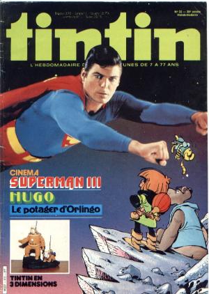 Tintin : Journal Des Jeunes De 7 A 77 Ans 413 - Superman III
