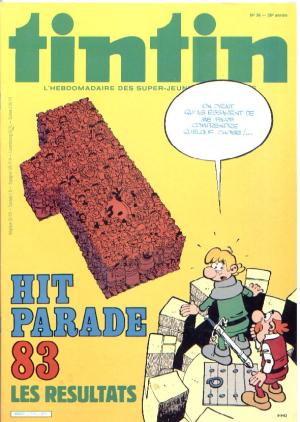 Tintin : Journal Des Jeunes De 7 A 77 Ans 417 - Hit parade 83 : les résultats