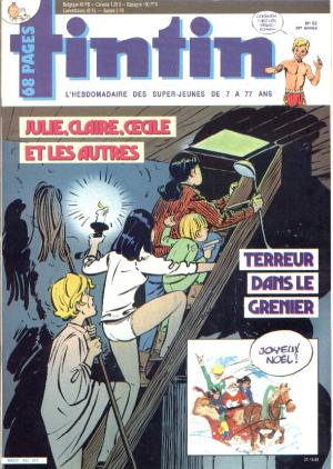 Tintin : Journal Des Jeunes De 7 A 77 Ans 433 - Terreur dans le grenier