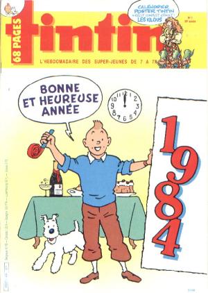 Tintin : Journal Des Jeunes De 7 A 77 Ans 434 - Bonne et heureuse année 1984