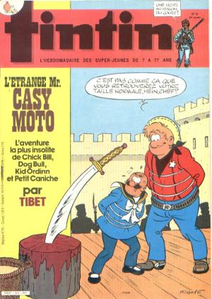 Tintin : Journal Des Jeunes De 7 A 77 Ans 449 - L'étrange Mr.Casy Moto