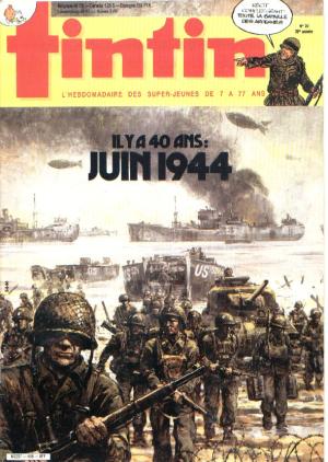 Tintin : Journal Des Jeunes De 7 A 77 Ans 456 - Il y a 40 ans: juin 1944
