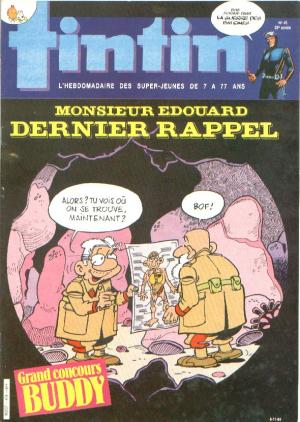 Tintin : Journal Des Jeunes De 7 A 77 Ans 478 - Dernier rappel