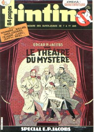 Tintin : Journal Des Jeunes De 7 A 77 Ans 482 - E.P Jacobs dans le théatre du mystère