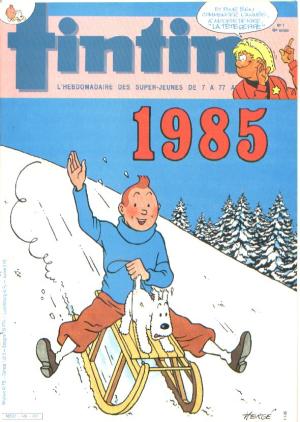 Tintin : Journal Des Jeunes De 7 A 77 Ans 486 - 1985