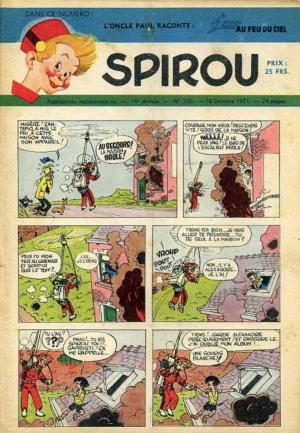 Spirou 705 - L'oncle Paul raconte : Échec au feu du ciel