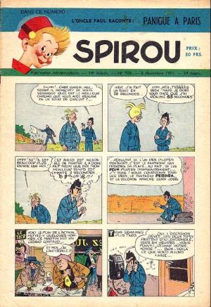 Spirou 708 - L'oncle Paul raconte : Panique à Paris