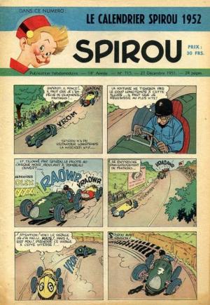 Spirou 715 - Le calendrier Spirou 1952