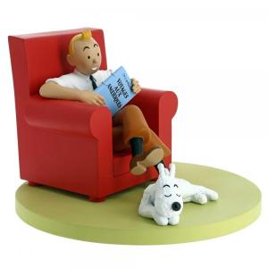 Tintin - figurines 1 - les icônes: fauteuil rouge