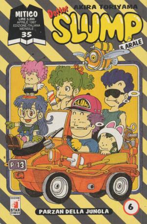 couverture, jaquette Dr Slump 6  - Parzan dell jungla (Star Comics) Manga