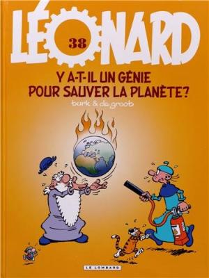 couverture, jaquette Léonard 38  - Y a-t-il un génie pour sauver la planète ?Les indispensables de la BD (le lombard) BD