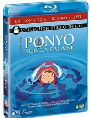 couverture, jaquette Ponyo sur la Falaise  Edition spéciale Blu-Ray + DVD (Buena vista) Film