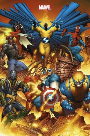 couverture, jaquette New Avengers TPB Hardcover (cartonnée) - Omnibus 1