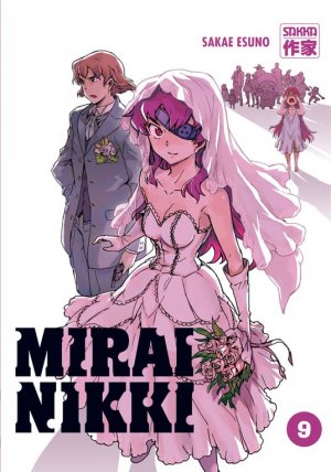 couverture, jaquette Mirai Nikki 9  (casterman manga) Manga