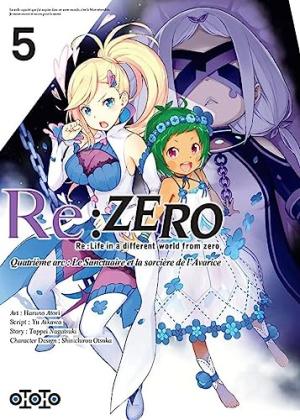 couverture, jaquette Re:Zero - Re:Life in a different world from zero - Quatrième arc : Le Sanctuaire et la sorcière de l'Avarice 5  (ototo manga) Manga