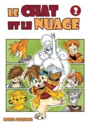 Le chat et le nuage 2 simple