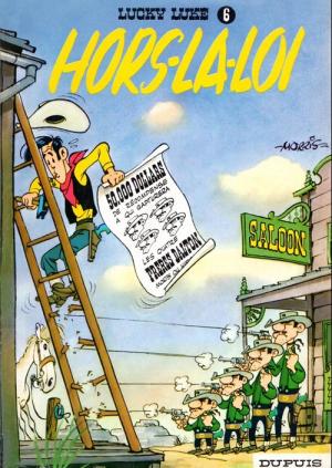 couverture, jaquette Lucky Luke 6  - Hors-la-loiRéédition 1968 (dupuis) BD
