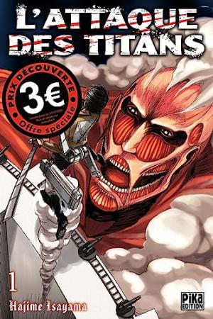 couverture, jaquette L'Attaque des Titans 1 Offre découverte (pika) Manga