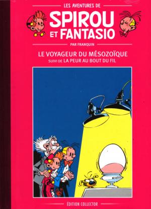 couverture, jaquette Les aventures de Spirou et Fantasio 13  - Le voyageur du MésozoïqueKiosque dos toilés  (Altaya S.A.) BD