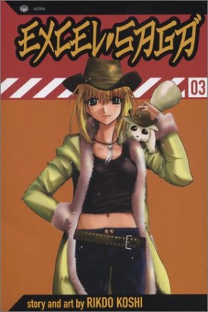 couverture, jaquette Excel Saga 3 Américaine (Viz media) Manga