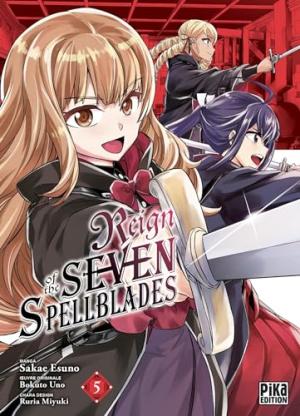 couverture, jaquette Reign of the seven Spellblades 5  (pika) Manga