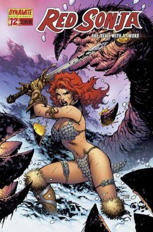 couverture, jaquette Red Sonja 12  - Red Sonja 12 - The Return of Kulan Gath, Part One: Goddess - variant cover by Jim LeeIssues V4 (2005 - 2013) (Dynamite Entertainment) Comics