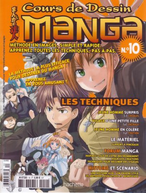 couverture, jaquette Cours de dessin manga 10  (Hachette manga) Magazine