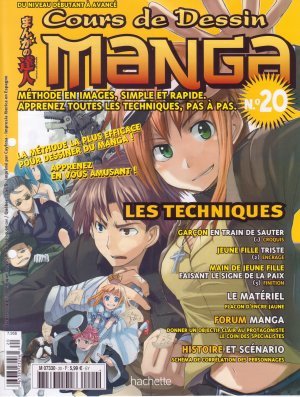 couverture, jaquette Cours de dessin manga 20  (Hachette manga) Magazine