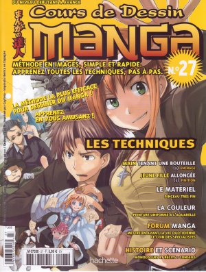 couverture, jaquette Cours de dessin manga 27  (Hachette manga) Magazine