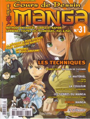 couverture, jaquette Cours de dessin manga 31  (Hachette manga) Magazine