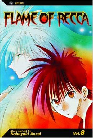 couverture, jaquette Flame of Recca 8 Américaine (Viz media) Manga
