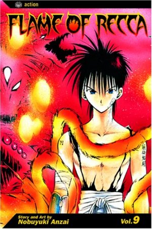 couverture, jaquette Flame of Recca 9 Américaine (Viz media) Manga