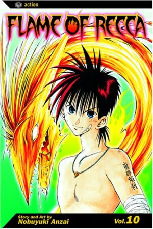 couverture, jaquette Flame of Recca 10 Américaine (Viz media) Manga