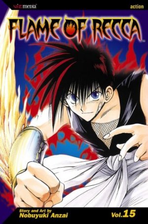 couverture, jaquette Flame of Recca 15 Américaine (Viz media) Manga