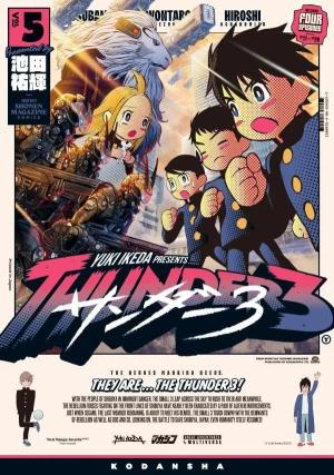 couverture, jaquette Thunder 3 5  (Kodansha) Manga