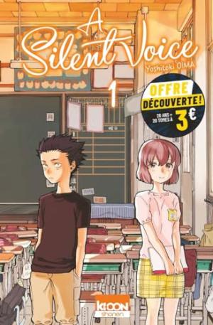 A Silent Voice Tome à 3€ 1 Manga
