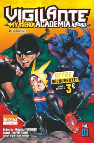 Vigilante - My Hero Academia illegals Tome à 3€ 1 Manga
