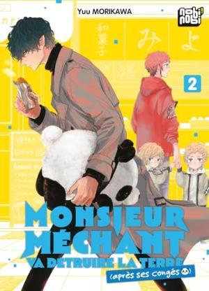 couverture, jaquette Monsieur Méchant va détruire la terre (après ses congés) 2  (nobi nobi!) Manga