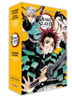 couverture, jaquette Demon slayer 5 coffret + roman (Panini manga) Manga