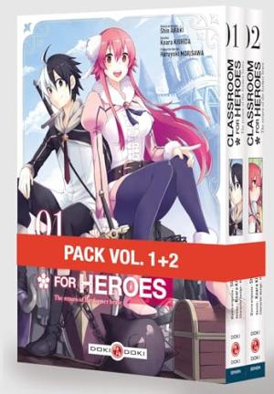 couverture, jaquette Classroom for heroes 1  - vol. 01 et 02Pack promo-édition limitée (doki-doki) Manga