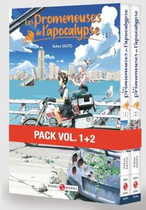 couverture, jaquette Les Promeneuses de l'apocalypse 1  - vol. 01 et 02Pack promo - édition limitée (doki-doki) Manga
