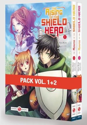 couverture, jaquette The Rising of the Shield Hero 1  - vol. 01 et 02Pack promo - édition limitée (doki-doki) Manga