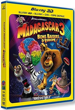 Madagascar 3, Bons Baisers D’Europe édition Blu-Ray 3D