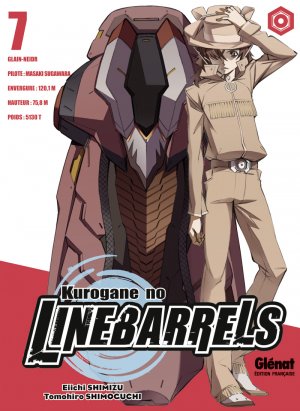 couverture, jaquette Kurogane no Linebarrels 7  (Glénat Manga) Manga