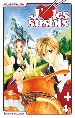 couverture, jaquette J'aime les sushis 4  (Delcourt Manga) Manga