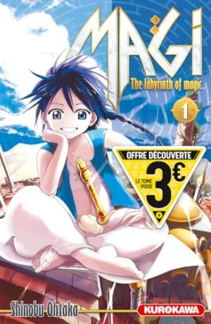 couverture, jaquette Magi - The Labyrinth of Magic 1 Découverte (Kurokawa) Manga