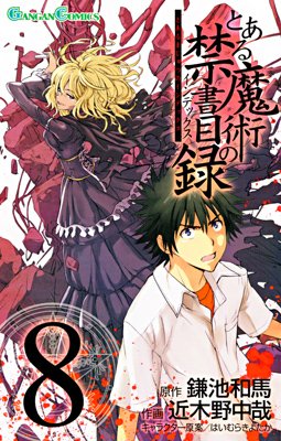 couverture, jaquette A Certain Magical Index 8  (Square enix) Manga