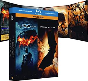  0 - The Dark Knight, le chevalier noir - Batman Begins : coffret 2 Blu-ray [Blu-ray]