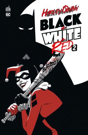 Harley quinn - Black + white + red #2