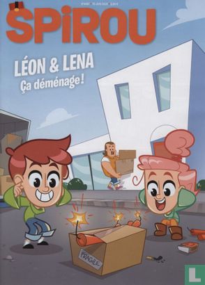 Spirou 4497 - Léon et Léna: ça déménage ! 